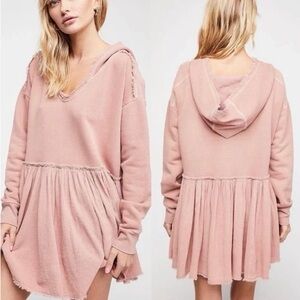 Free People Pink Knit Sweater